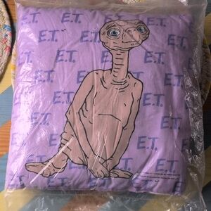 Vintage 1982 E.T. The Extra-Terrestrial Pillow - NEW In Original Plastic - Rare